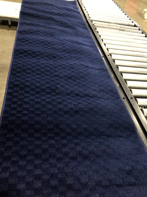 Photo 2 of 8 x 2 ft blue runner - area rug