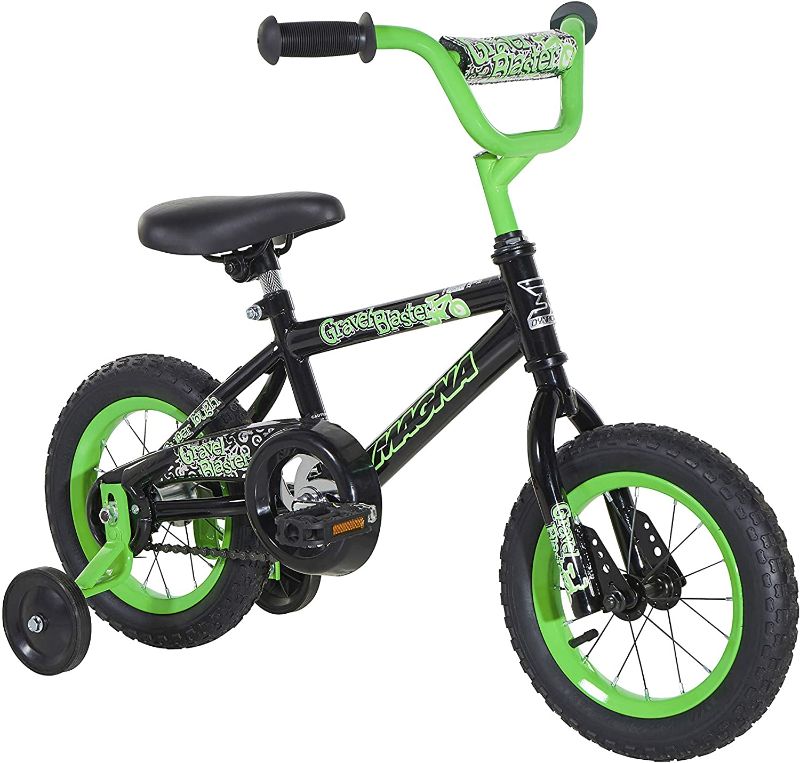 Photo 1 of Dynacraft Magna Kids Bike Boys 12 Inch Wheels with Training Wheels in Red, Blue and Green for Ages 2 Years and Up
