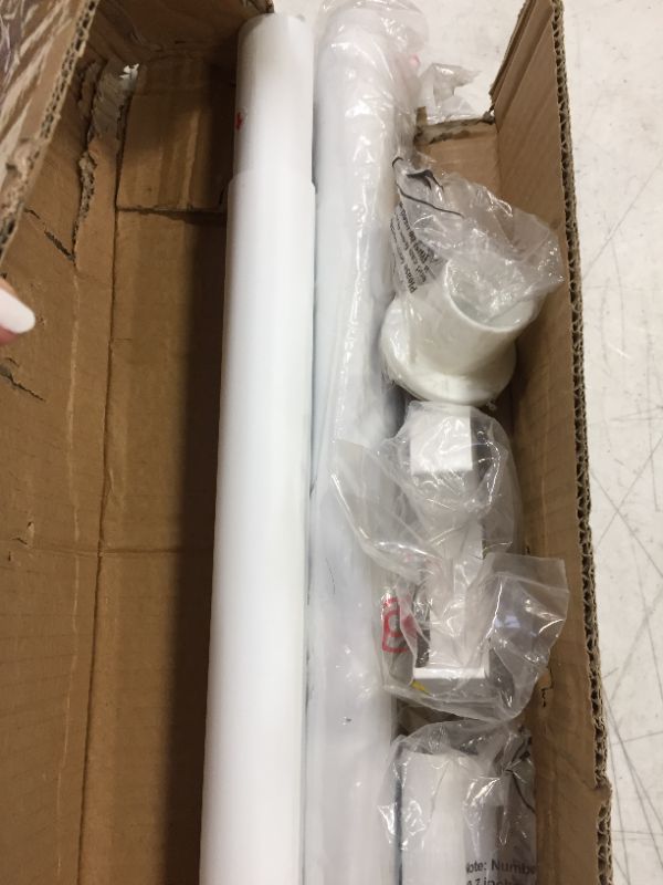 Photo 1 of ASHLEYRIVER Room Divider Tension Curtain Rod,Tension Shower Window Curtain Rod,No Drilling,Very Secure-83-122 Inch,White