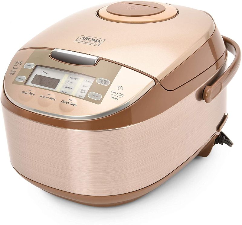 Photo 1 of Aroma Housewares ARC-6106 Aroma Professional 6 Cups Uncooked Rice, Slow Cooker, Food Steamer, MultiCooker, Champagne
