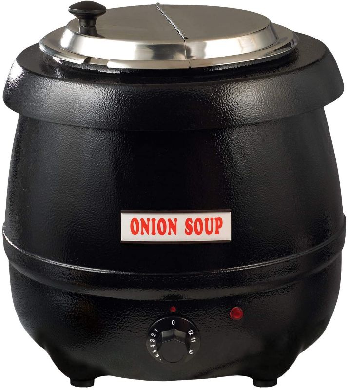 Photo 1 of Winco Electric Soup Warmer, 10.5-Quart,Black
