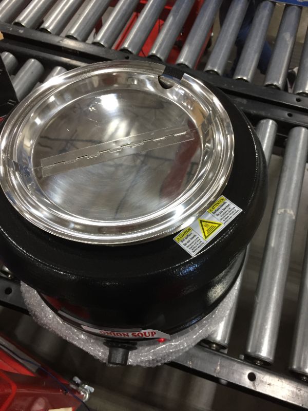 Photo 3 of Winco Electric Soup Warmer, 10.5-Quart,Black
