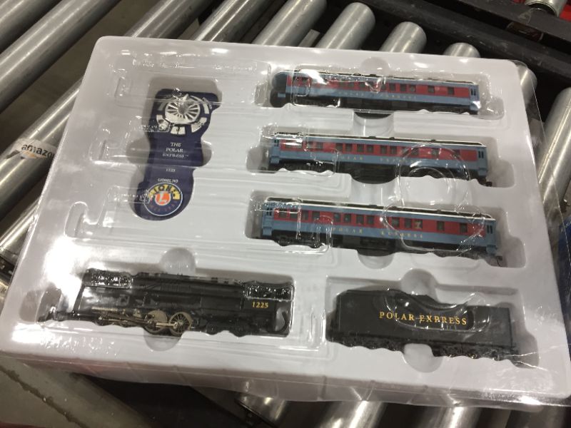 Photo 3 of Lionel The Polar Express Electric HO Gauge, Model Train Set with Remote and Bluetooth + 4-Piece Straight Track Expansion
