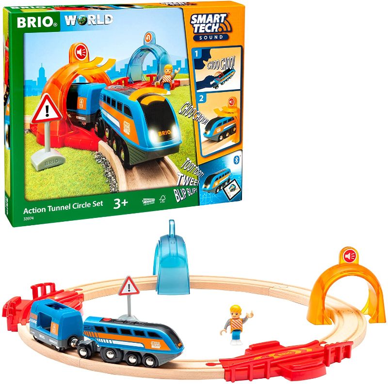 Photo 1 of BRIO 33974 World-Smart Tech Sound-Action Tunnel Circle Set
