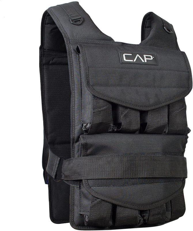 Photo 1 of CAP Barbell 30 Lb Adjustable Weighted Vest, Regular and Short Options
