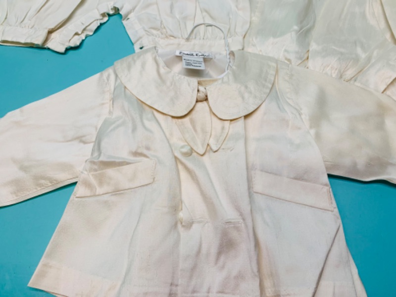 Photo 2 of 802513…vintage Sarah Louise 100% silk infant clothing made in England and other 3 month