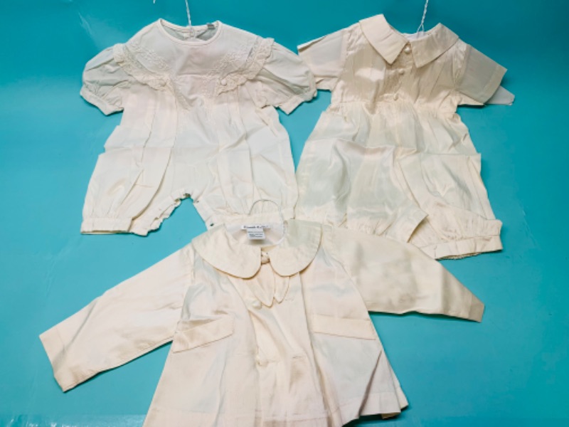 Photo 1 of 802513…vintage Sarah Louise 100% silk infant clothing made in England and other 3 month