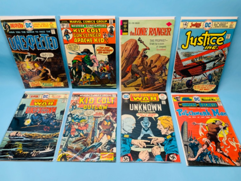 Photo 1 of 802548…8 vintage $.25 cent Comics in plastic sleeves