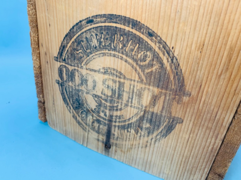 Photo 2 of 802563…vintage wood ammo box - no lid