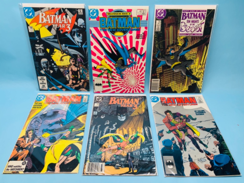 Photo 1 of 802577…6 vintage $.75 cent Batman comics in plastic sleeves 