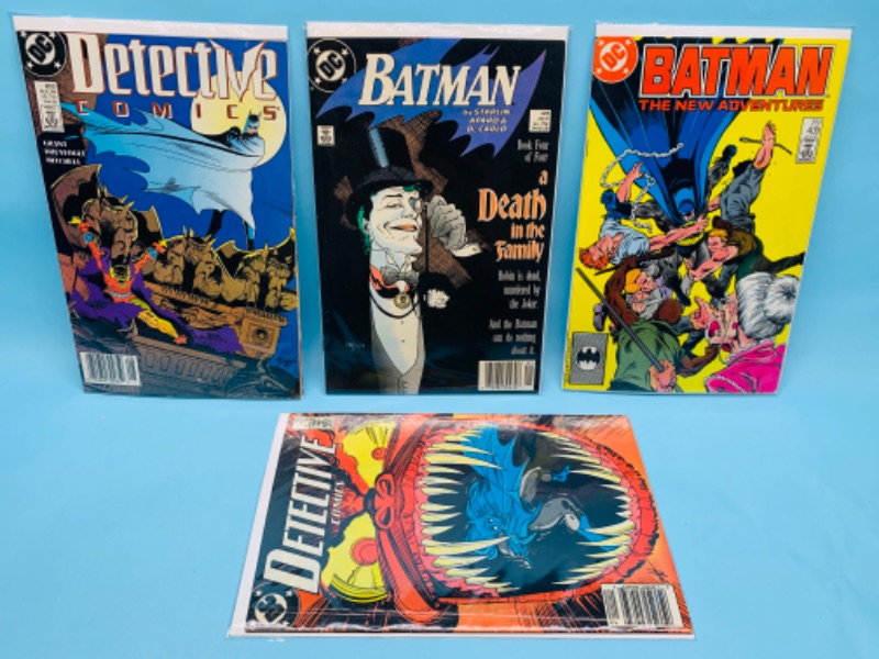 Photo 1 of 802578…4 vintage $.75 cent Batman comics in plastic sleeves 