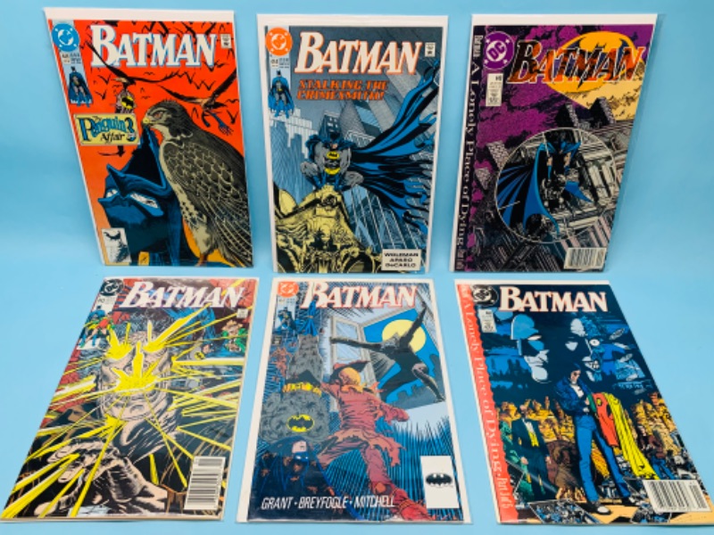 Photo 1 of 802581…6 Batman comics in plastic sleeves 