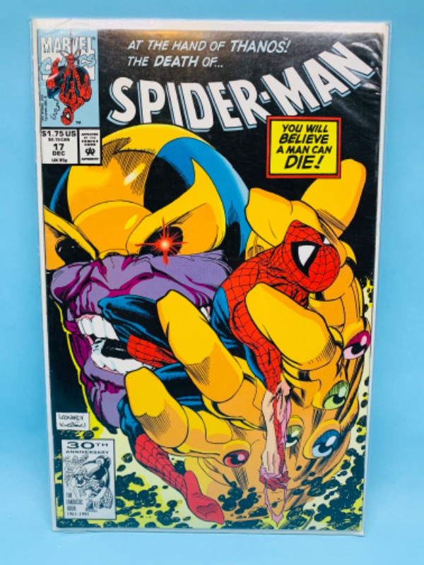 Photo 1 of 802589…Spider-Man comic 17 the death of Spider-Man in plastic sleeve 