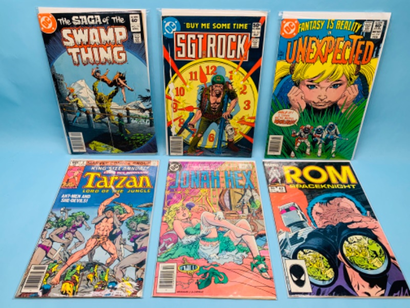 Photo 1 of 802591…6 vintage comics in plastic sleeves 