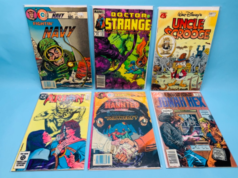 Photo 1 of 802592…6 vintage comics in plastic sleeves 