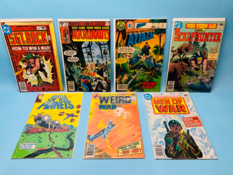 Photo 1 of 802593…7 vintage $.40 cent comics in plastic sleeves 