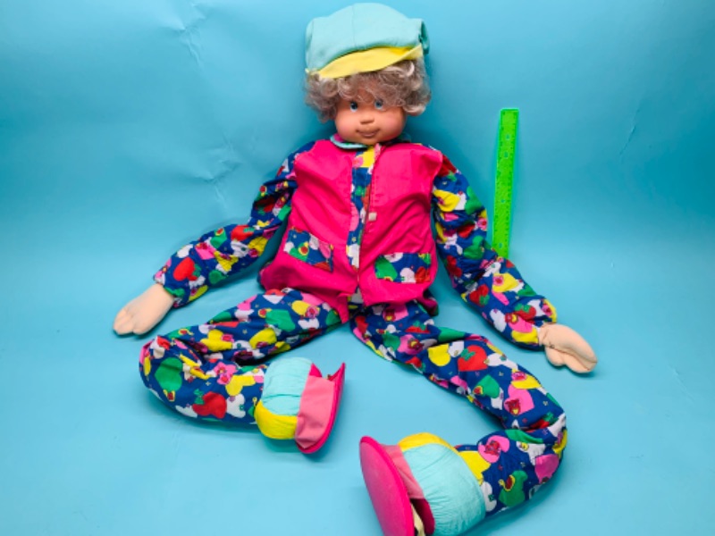 Photo 1 of 802601…Xlarge vintage two-faced doll. Awake on one side and sleeping on the other 