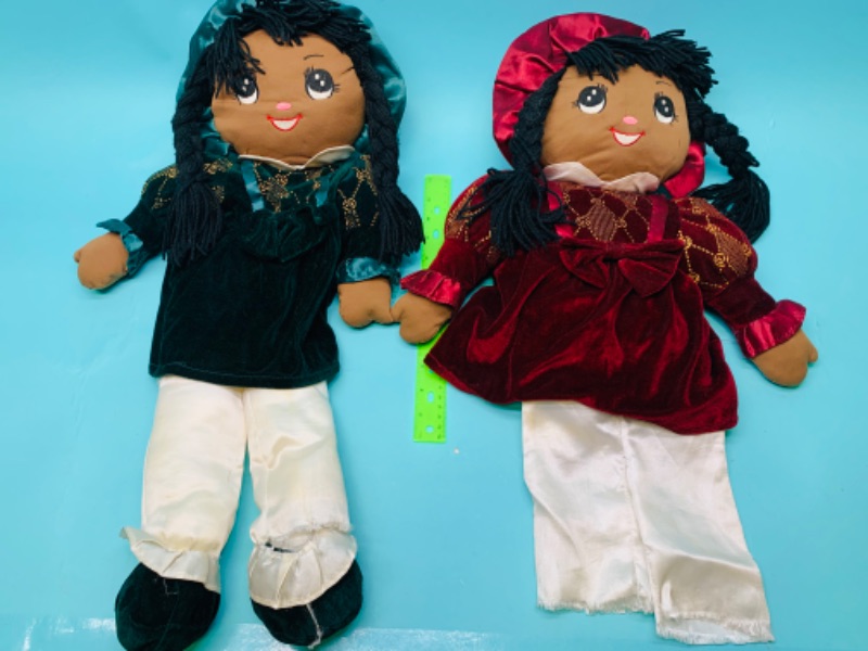 Photo 1 of 802602…two vintage stuffed dolls. Need to be repaired 