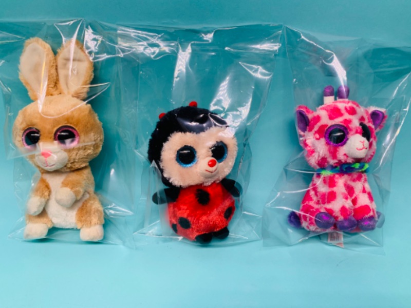 Photo 1 of 802620… TY beanie babies boos big eyes in bags 