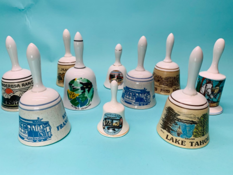 Photo 1 of 802627…10 city and attraction souvenir bells 