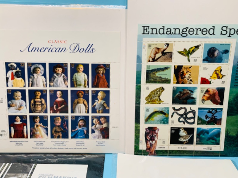 Photo 2 of 802652…collectible stamp sheets over $30.00 worth of stamps 