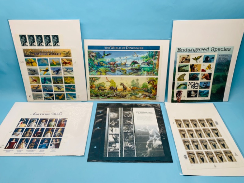 Photo 1 of 802652…collectible stamp sheets over $30.00 worth of stamps 