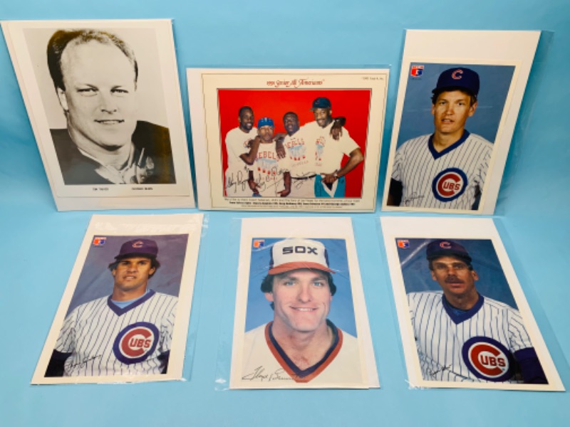 Photo 1 of 802653…6 sports figures printed pictures 
