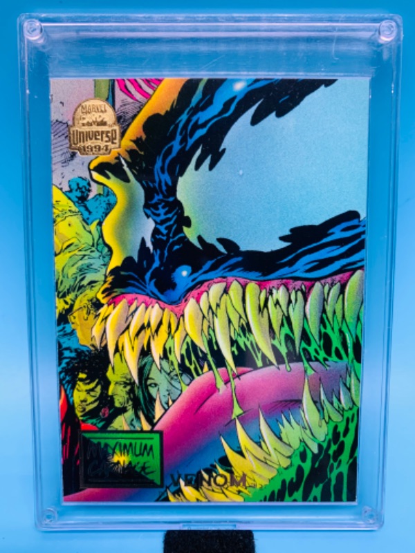 Photo 1 of 802666…marvel universe venom maximum carnage card 27 in hard plastic case