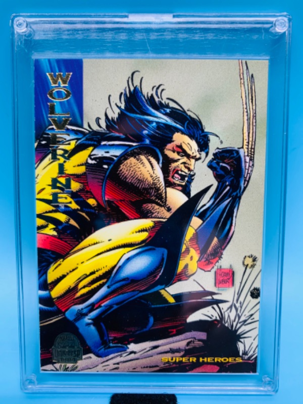 Photo 1 of 802668…marvel universe Wolverine card 124 in hard plastic case