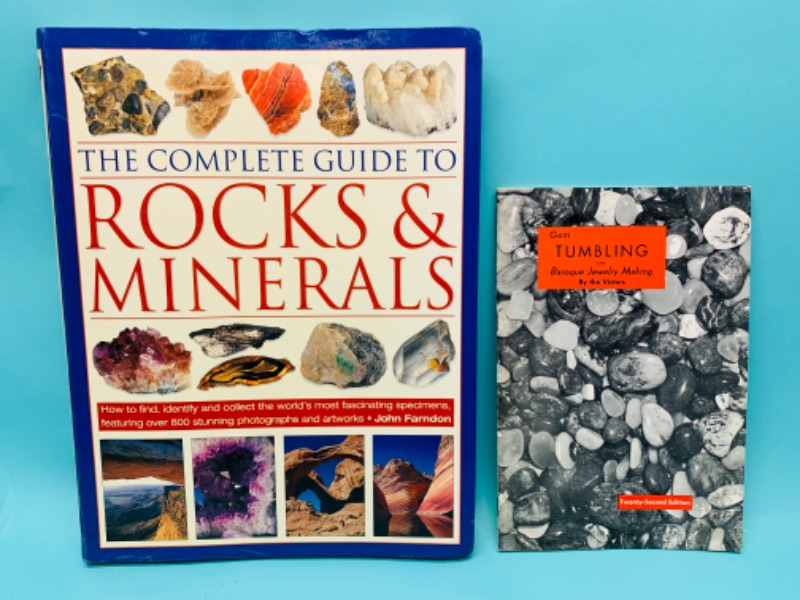 Photo 1 of 802693…rocks and minerals book and gem tumbling book