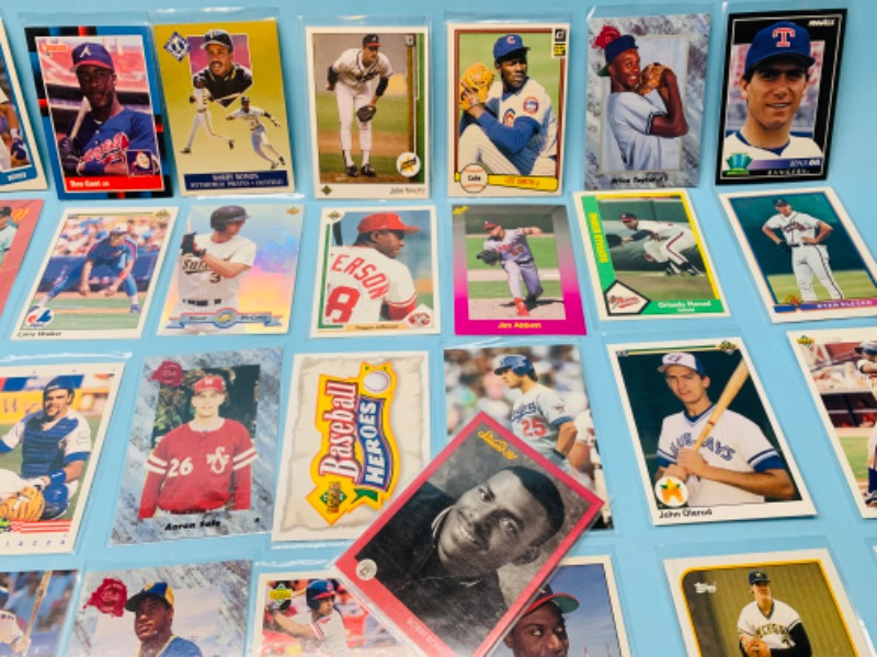 Photo 3 of 802701…70 misc baseball cards in plastic sleeves 