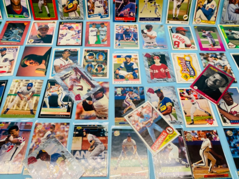 Photo 7 of 802701…70 misc baseball cards in plastic sleeves 