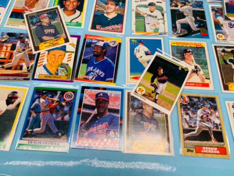 Photo 2 of 802702…70 misc baseball cards in plastic sleeves 