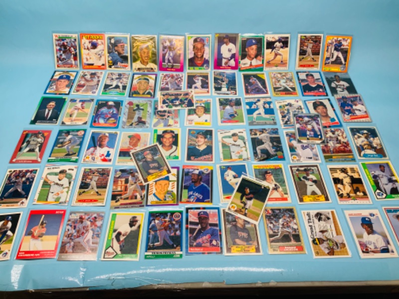 Photo 1 of 802702…70 misc baseball cards in plastic sleeves 