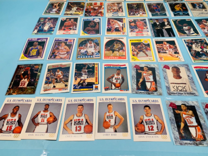 Photo 3 of 802705…60 misc basketball cards in plastic sleeves 