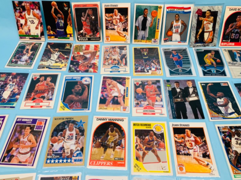 Photo 5 of 802705…60 misc basketball cards in plastic sleeves 