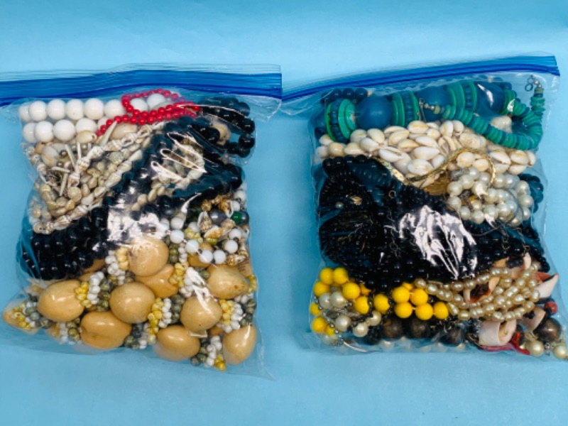 Photo 1 of 802732…over 4 pounds of costume jewelry in bags 