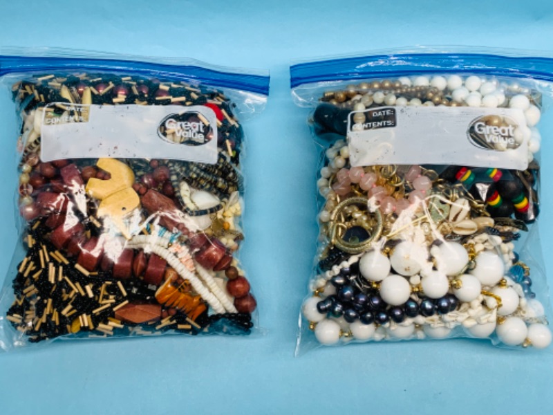 Photo 2 of 802733…over 4 pounds of costume jewelry in bags 