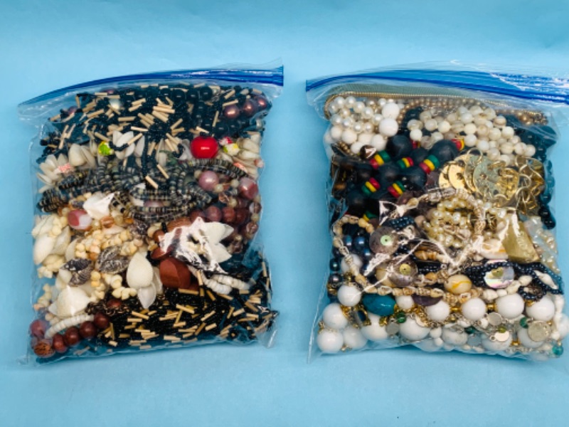 Photo 1 of 802733…over 4 pounds of costume jewelry in bags 
