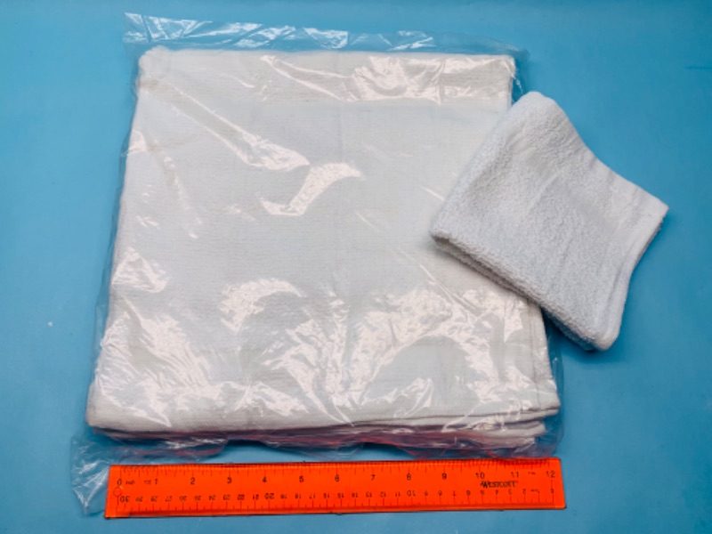Photo 1 of 802768…12 pack of 12 x 12 economy 100% cotton washcloths 