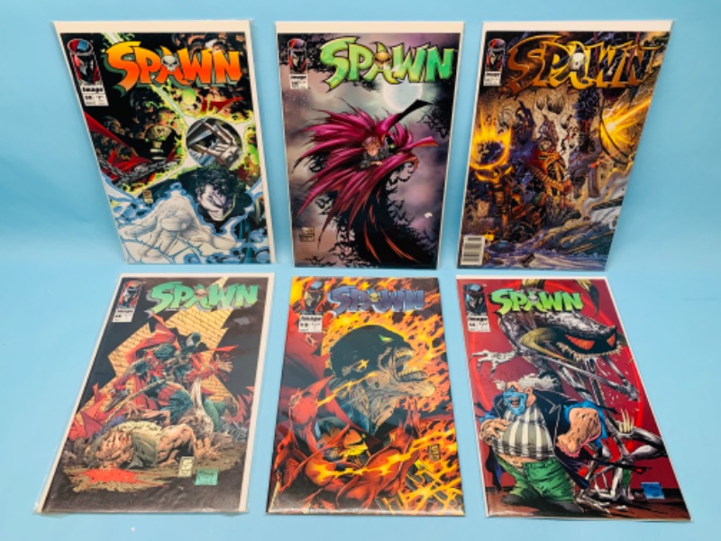 Photo 1 of 802776…6 spawn comics in plastic sleeves 