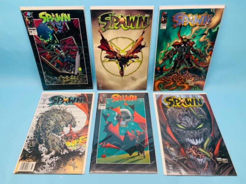 Photo 1 of 802777…6 spawn comics in plastic sleeves 