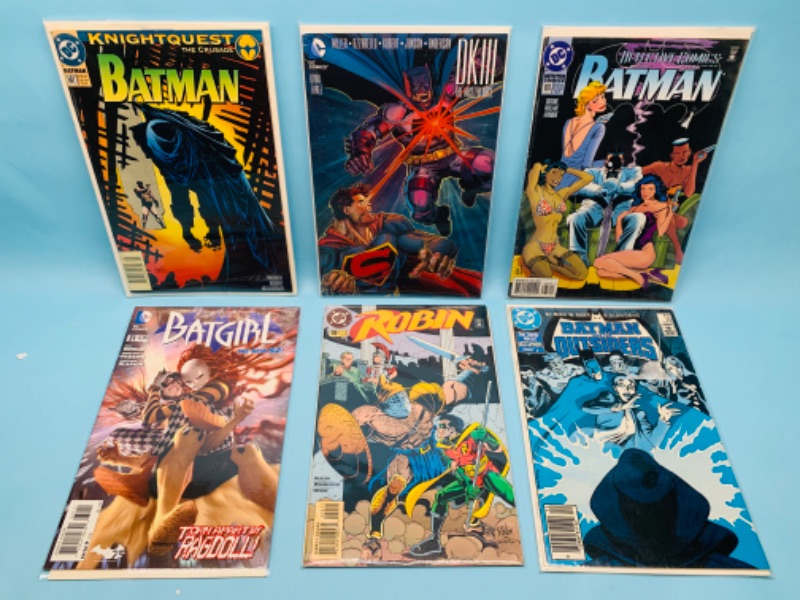 Photo 1 of 802779…6 Batman comics in plastic sleeves 