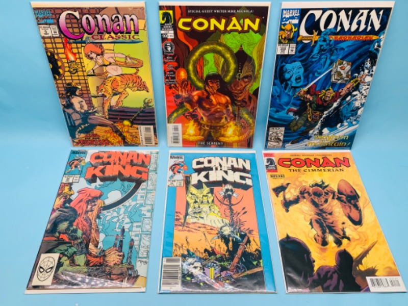 Photo 1 of 802781…6 Conan comics in plastic sleeves 