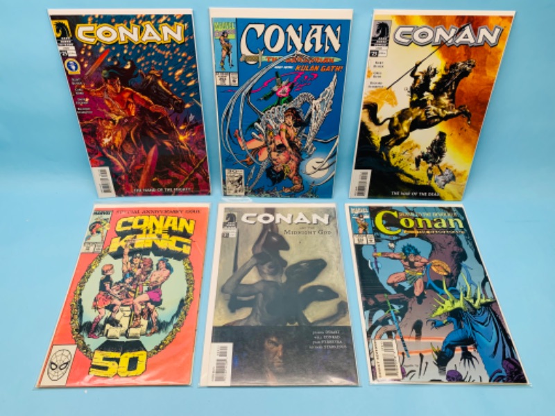 Photo 1 of 802782…6 Conan comics in plastic sleeves 