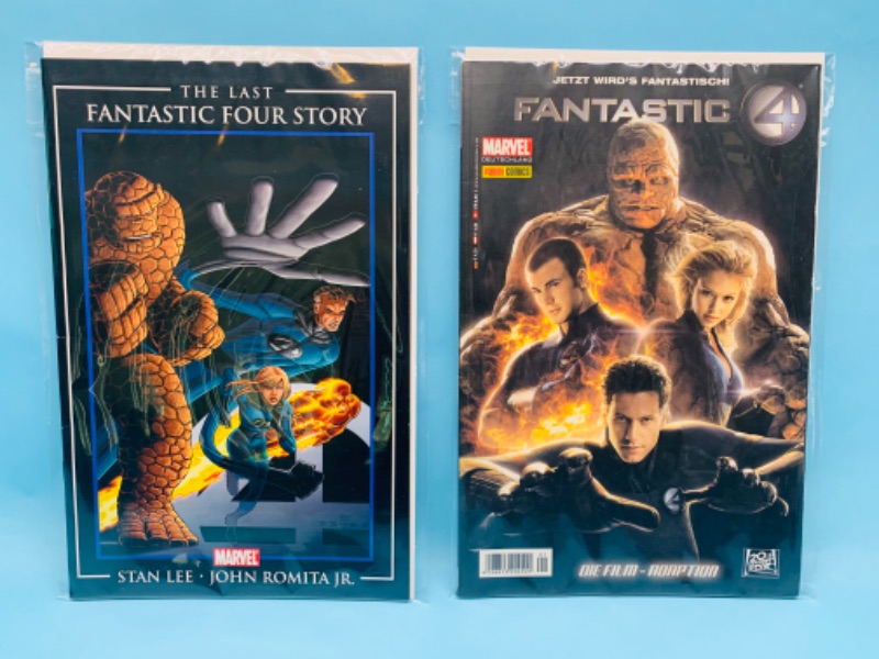 Photo 1 of 802795… two fantastic four comics in plastic sleeves