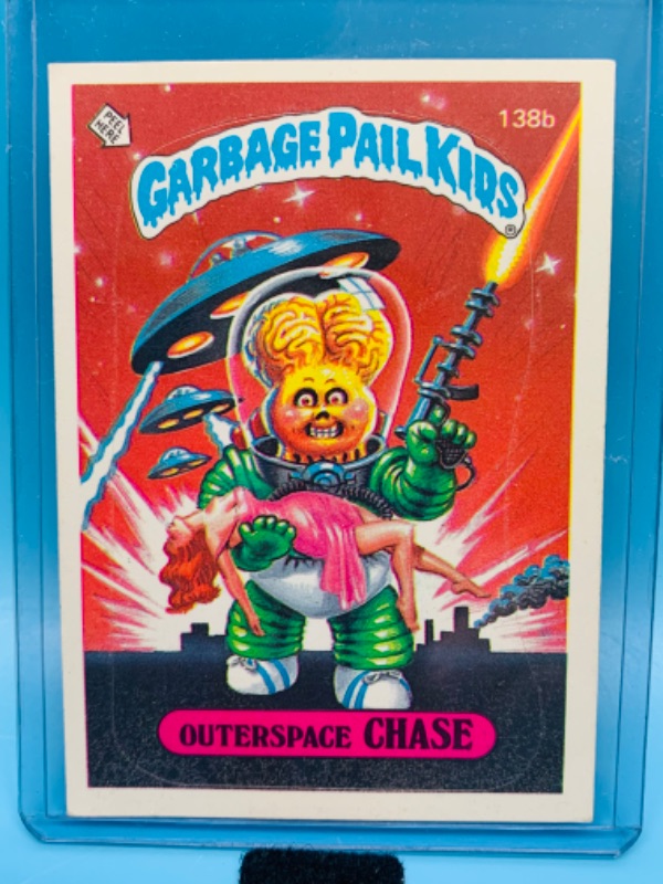 Photo 1 of 802822…vintage garbage pail kids outerspace chase in hard plastic sleeve 