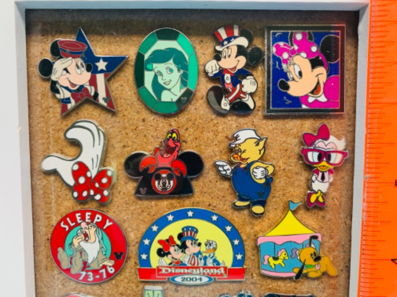 Photo 2 of 802824…19 Disney pins in frame 