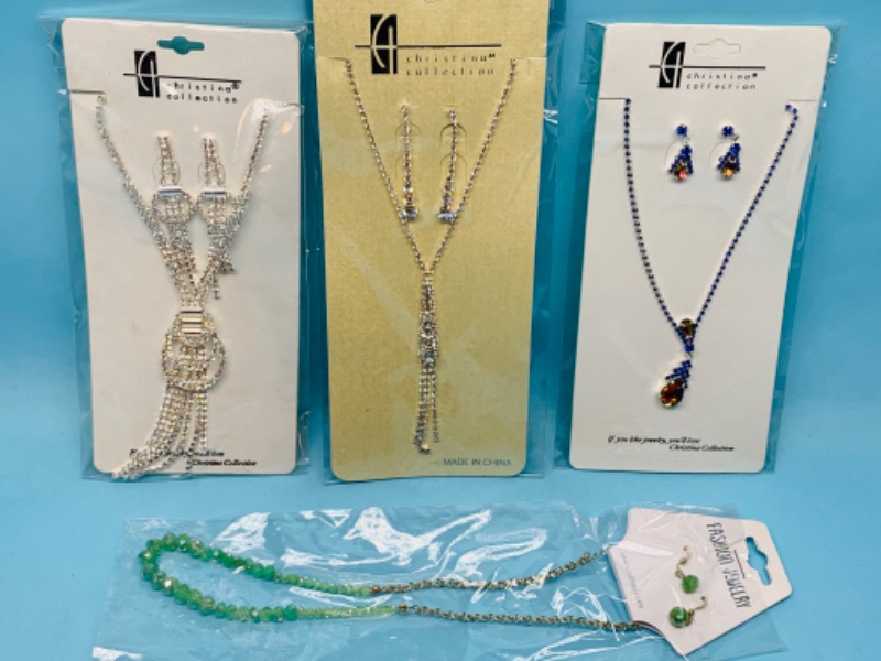 Photo 1 of 802838…4 fashion jewelry sets in packages 