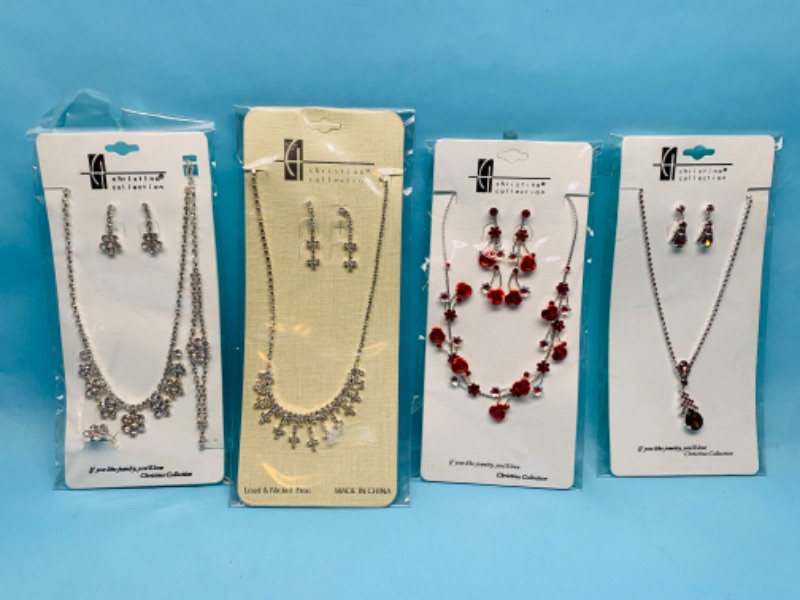 Photo 1 of 802841…4 fashion jewelry sets in packages 